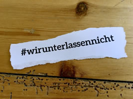 #wirunterlassennicht © Magazin von und für AntifaschistInnen »der rechte rand«