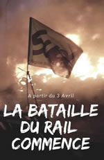 Frankreich am 3.4.2018: Eisenbahnerstreik beginnt stark. Auch die Müllversorgung fängt an zu streiken