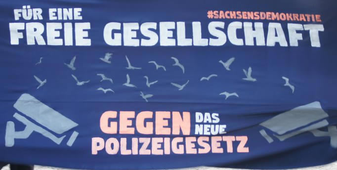 Stoppt das neue Polizeigesetz in Sachsen! 