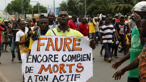 Demonstration in Togos Hauptstadt lome am 25.3.2018