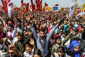 Maikundgebung der DISK 2018 in Istanbul (Maltepe)