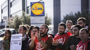 Lidlstreik Portugal 30.4.2018