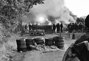 Frankreich am 18.5.2018: Erneuter Polizeiaufmarsch gegen die ZAD