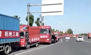 Trucker-Streik China am 8.6.2018