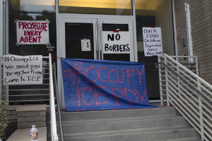 ICE Besetzung in Portland, USA am 23.6.2018