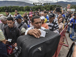 Flüchtlinge aus Nicaragua an der Grenze zu Costa Rica 31.7.2018