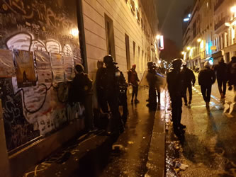 Gelbe-Westen-Demo am 8. Dezember 2018 in Paris, Frankreich. Foto von Bernard Schmid