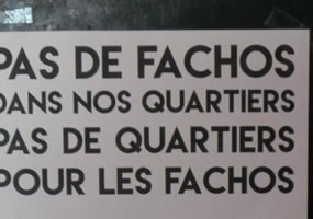 Frankreich: Protest der "gelben Westen" gegen Faschos bei der Demo