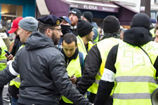 Foto von Bernard Schmid der Demo in Paris am 12.1.2019