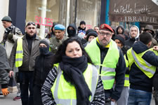 Foto von Bernard Schmid der Demo in Paris am 12.1.2019