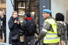 Foto von Bernard Schmid der Demo in Paris am 12.1.2019