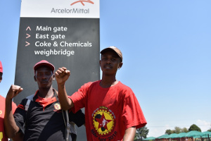 Am 12.3.2019 begann der Streik der Metallgewerkschaft NUMSA bei Arcelor Südafrika - gegen Leiharbeit auf drei Jahre