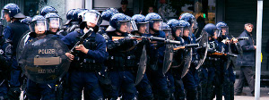 Züricher Polizei mit Gummigeschossen am 1. Mai