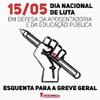 Streikplakat für den 15.5.2019 an Brasiliens Universitäten