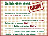 „Solidarität statt BAMF“. Aktion von Deutsch-Lehrkräften und Initiativen für die Rechte von Geflüchteten am 20. Juni 2019 in Berlin