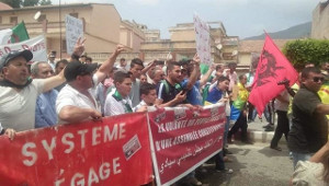 Ein wachsender Zusammenschluss der algerischen Opposition: Gemeinsame Demonstration gewerkschaftlicher Gruppen in Algier, Anfang Juli 2019