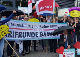 Tariferrunde bei privaten und öffentlichen Banken 2019