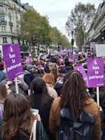 Demo gegen Frauenunterdrückung am 23. November 19 in Paris