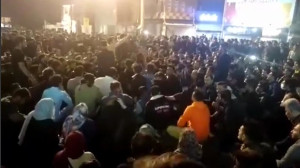 Proteste gegen Preiserhöhung im Iran ab 15.11.2019 - keineswegs nur militante Konfrontationen, hier eine der zahlreichen friedlichen Proteste in Teheran...