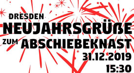 31.12.19 in Dresden: Neujahrsgrüße zum Abschiebeknast