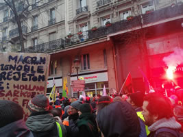 Demo in Paris am 5.12.2019 - Foto von Bernard Schmid