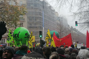 Demo in Paris am 5.12.2019 - Foto von Bernard Schmid