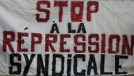 SUD: Stop à la Repression syndicale