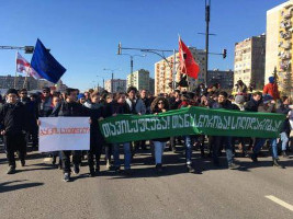 Im Februar 2017 mobilisierte der Widerstand gegen Massenentlassungen im öffentlichen Rundfunk auch den Protest in anderen Bereichen - hier Bergarbeiter im Osten des Landes