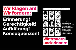Hanau: "Wir klagen an! Ein Jahr nach dem rassistischen Terroranschlag"