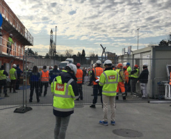 Der streik der Bauarbeiter am flughafen Genf setzte ein Signal für die gewerkschaften in der Schweiz im März 2020