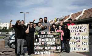 McDonalds in Marseille: Von der Belegschaft im April 2020 einer vernünftigen Nutzung zugeführt...