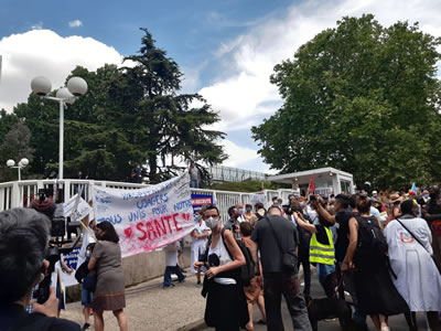 Proteste in Frankreich im Mai 2020 - Foto von Bernard Schmid