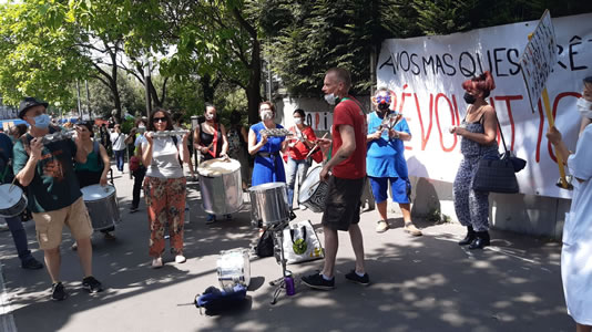 Proteste in Frankreich im Mai 2020 - Foto von Bernard Schmid