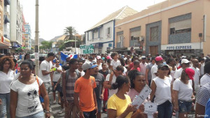 Rentendemonstration auf Kap Verde 2017