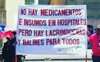 Bolivien: Krankenhausschließungen mitten in der Epidemie. Aber Tränengas haben sie vorrätig (Foto: Redeco)