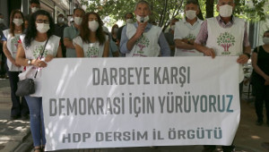 Der Demokratiemarsch der HDP in der Türkei Juni 2020