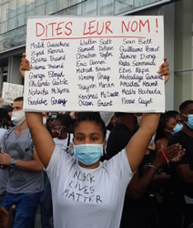Frankreichs George Floyd heißt Adama Traoré: Massenproteste gegen Rassismus und Polizeiterror im ganzen Land. Photo von Bernard Schmid