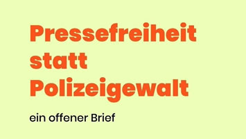 friendsofhengameh: Pressefreiheit statt Polizeigewalt!