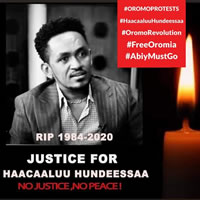 Proteste nach dem Tod des Sängers und Aktivisten Hachalu Hundessa in Äthiopien