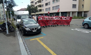 Abschlussdemonstration in Zürich am 11. Juli 2020 nach vielen antikapitalistischen Aktionen