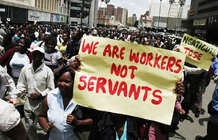 Streik im Gesundheitswesen Simbabwes für mehr Geld und Corona-Schutzausrüstung