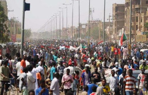 Neue Massendemonstrationen für Demokratie im Sudan hier in Khartum am 30.6.2020