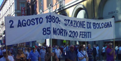 Gedenken an das Massaker von Bologna am 2. August 1980