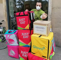 FoodDelivery: Essens-Kuriere in Florenz kämpfen um mehr Sicherheit
