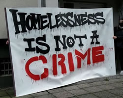 Homelessness is not a crime