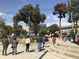 Wahltag in La Paz am 18.10.2020 -friedlich, eindeutig, Berlin hat verloren