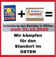 Petition "Rettet HARIBO in Wilkau-Haßlau"