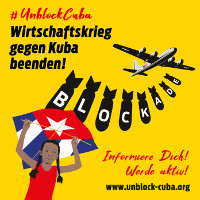 Kampagne gegen die Blockade Kubas durch die USA