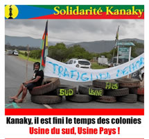 Proteste in Kanaky (Neu-Kaledonien) gegen den Verkauf der Nickelmine an „französische Investoren“ im Dezember 2020