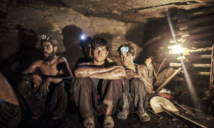 Pakistanische Bergarbeiter